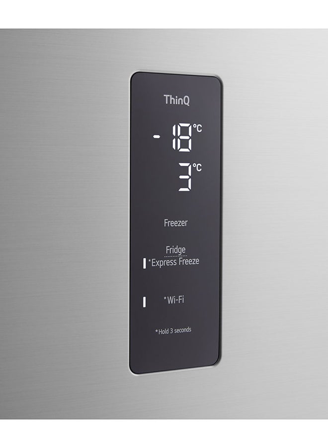 إل جي ثلاجة LG 612 لتر بتقنية الضاغط الذكي، DoorCooling، LinearCooling و LG ThinQ، فضي - LTB852PFBQ - Image 5