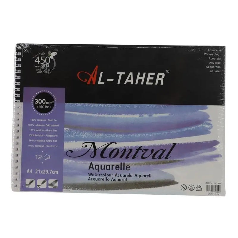 Al Taher Sketch Pad Painting Drawing Notebook A4 Size- 21X29.7cm