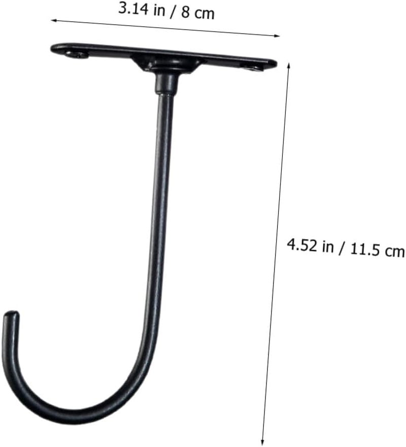 خطاف معلق ثقيل تحت الخزانة للموز والنباتات في المطبخ والحمام، لا يتطلب الحفر - Image 4