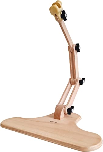 Nurge Adjustable Embroidery Table Stand, Cross Stitch Hoop Stand, Embroidery Hoop Holder. Hand Polished Natural Wood (190-4 Embroidery Stand) - Image 2
