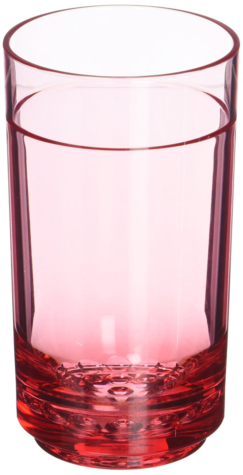 Drinique ELT-TA-RED-4 Elite Tall Unbreakable Tritan Highball Glasses, 14 oz (Set of 4), Red - Image 4