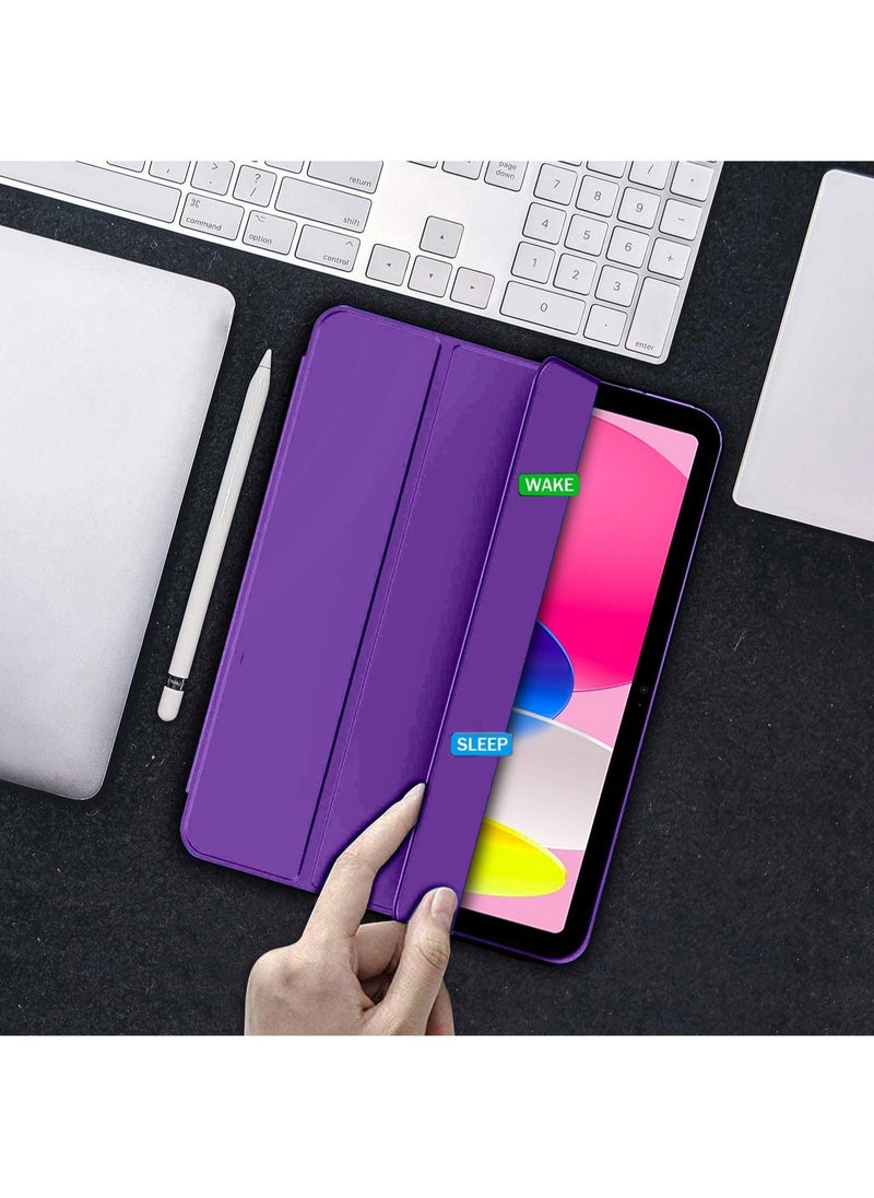 Smart Flip Back Case Cover with Pen Holder For Apple iPad 10 2022 10.9 inch 10th Generation 2022 Purple - pzsku/Z351A0A3FD3343084D665Z/45/_/1669965270/aa4576e6-d05e-4e63-acce-f124129880d3