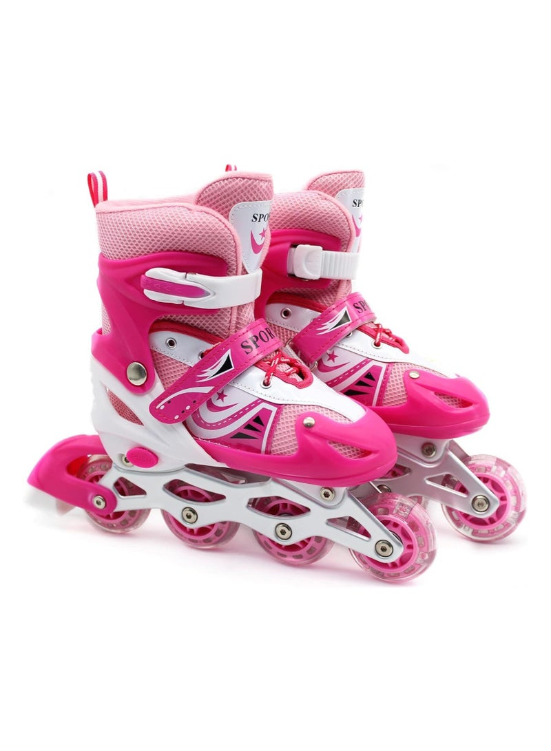 Sports Adjustable Inline Roller Skates Men and Women Flat Flower Skates Professional Single Row Fancy Roller Skates Inline Skater Beginners  - Image 4