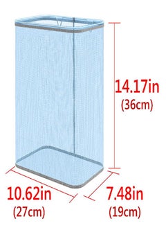 Linkidea Linkidea 2 Packs Bath Toy Storage Organizer, Hanging Mesh Bathtub Toy Holder Basket with Adhesive Hooks, Shower Caddy for Kids Toddlers Bathroom Car Toy (Blue & Pink)  - Image 2