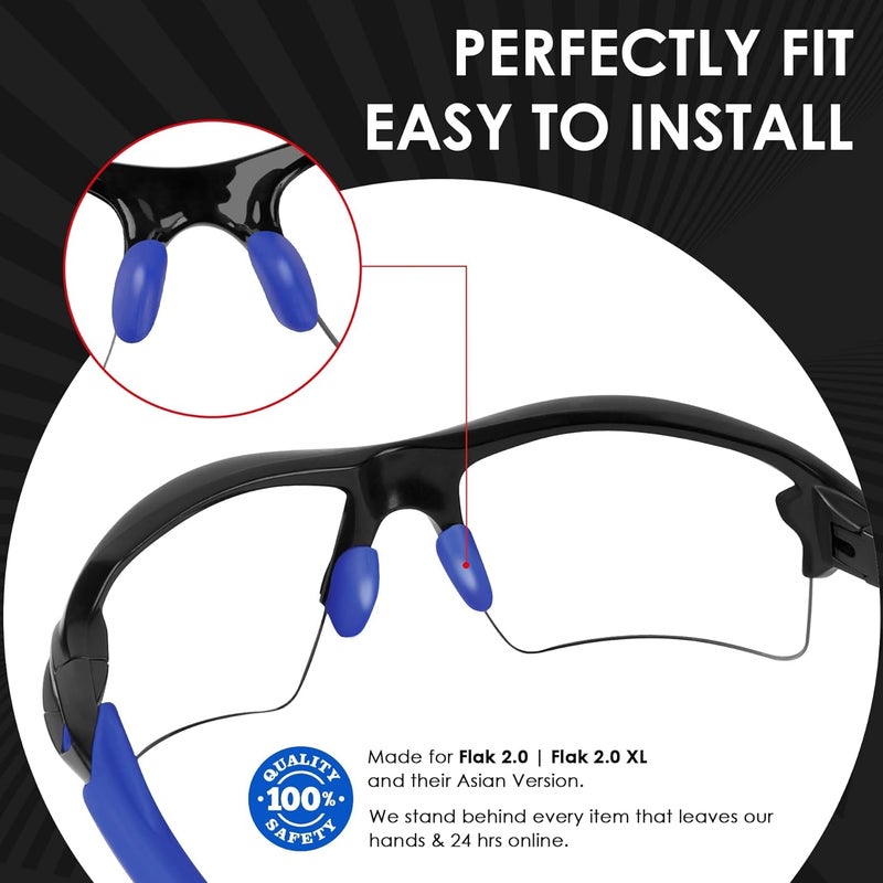 BLAZERBUCK Replacement Nose Pads Nose Piece for Oakley Flak 2.0/Flak 2.0 XL/Flak 2.0 Asian Fit/Flak XS/Flak XXS Sunglasses - Image 2