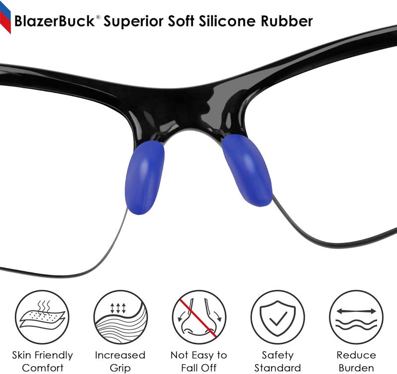 BLAZERBUCK Replacement Nose Pads Nose Piece for Oakley Flak 2.0/Flak 2.0 XL/Flak 2.0 Asian Fit/Flak XS/Flak XXS Sunglasses - Image 3