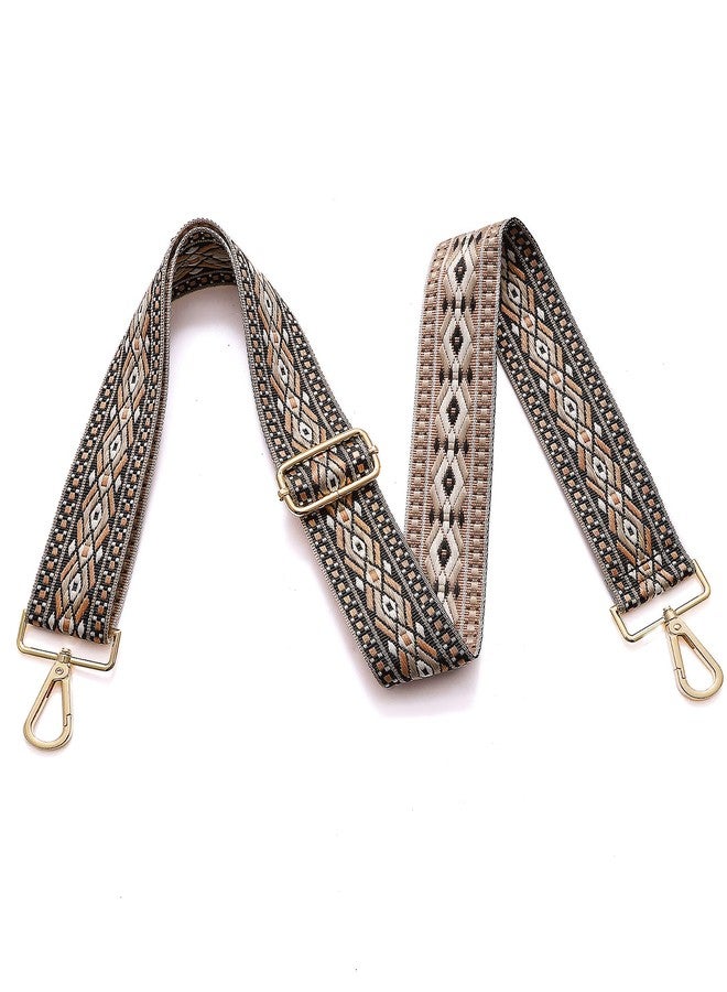 S-Jacorry Purse Strap Replacement Crossbody Wide Shoulder Strap Adjustable Canvas Straps Handbag Strap Replacement Belts, Gold Buckel-928, inch, Crossbody - Image 3