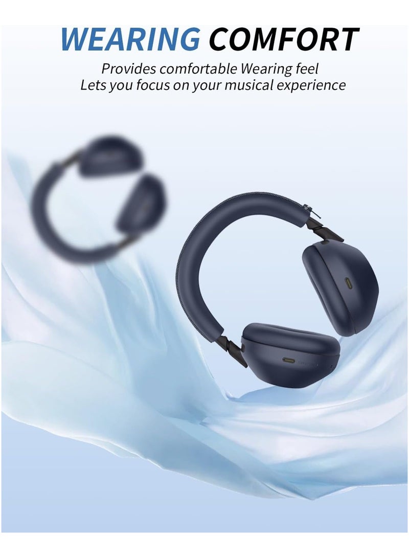 عام غطاء حماية لسماعات SONY WH-1000XM6 - مجموعة حماية شاملة 3 في 1: غطاء واقي، بدائل أغطية الأذن، غطاء عصابة الرأس، مقاوم للسقوط والعرق، سهل التركيب - Image 4