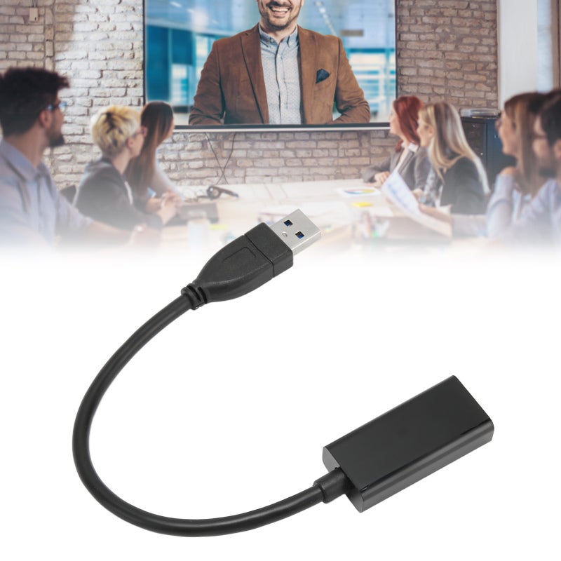 محول USB 3.0 إلى HDMI: دقة 1080 بكسل، سرعة عالية 5 جيجابت في الثانية، أوضاع التوسيع والمرآة - محول فيديو ذي أداء مستقر لحواسيب اللابتوب ويندوز، أجهزة سطح المكتب، دار الترفيه المنزلي، ألعاب الفيديو واستخدام المكتب - Image 1