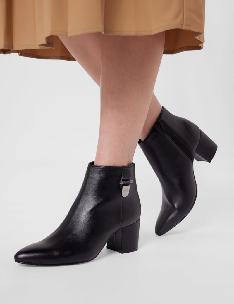 Metro Women's Black Fashion Ankle Party Boot with Heel UK/4 EU/37 (31-66) - Image 2