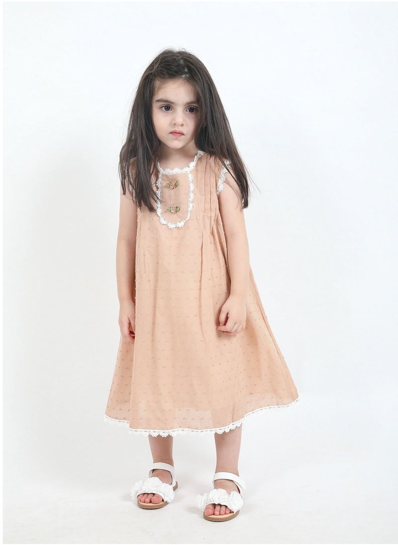 FULL JOY - An  Elegant and Beautiful Baby Girls' Dress with Excellent Material - Image 1