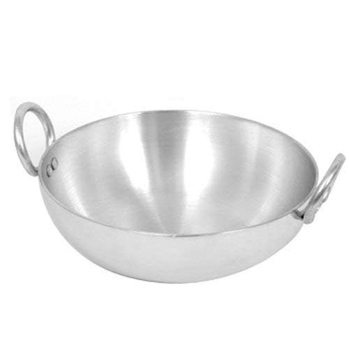 Shopsidex Shopsidex Aluminium kadhai Premium Range of Aluminum Kadhai Deep Kadai Non Induction Kadai Non Stick Kadai Deep Cooking woks 10 Litter - Image 2