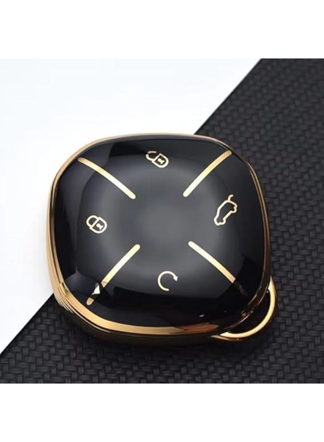 UShop U-Shop Car Key Cover ✔, Full Protection for Smart Car Key, Replacement, Curved Accessory, Made of TPU and Compatible with Jetour Dashing - Image 3