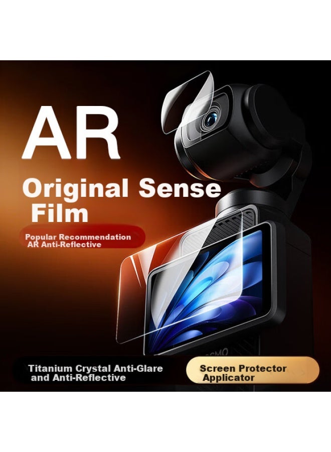 Youfes Tempered Glass Screen Protector For Dji Pocket 3, Ar Anti-glare Lens Protector Film Accessory