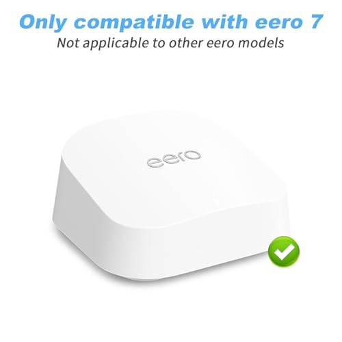 Mamerry Outlet Wall Mount for eero 7, Stand Bracket Holder Compatible with eero 7 Dual-Band Mesh Wi-Fi 7 Router Extender, No Messy Wires, Space Saving(3 Pack) - Image 2