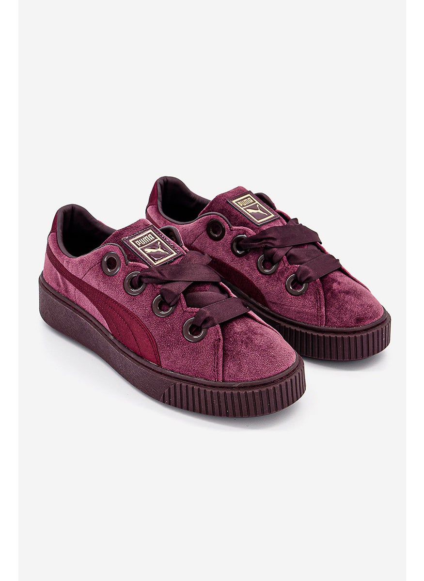 Women Platform Kiss Velvet Shoes, Purple - pzsku/Z351AF0AEB3C6397DE02FZ/45/_/1726151379/982cda65-e650-4b9f-99cf-e73fa314e1b7