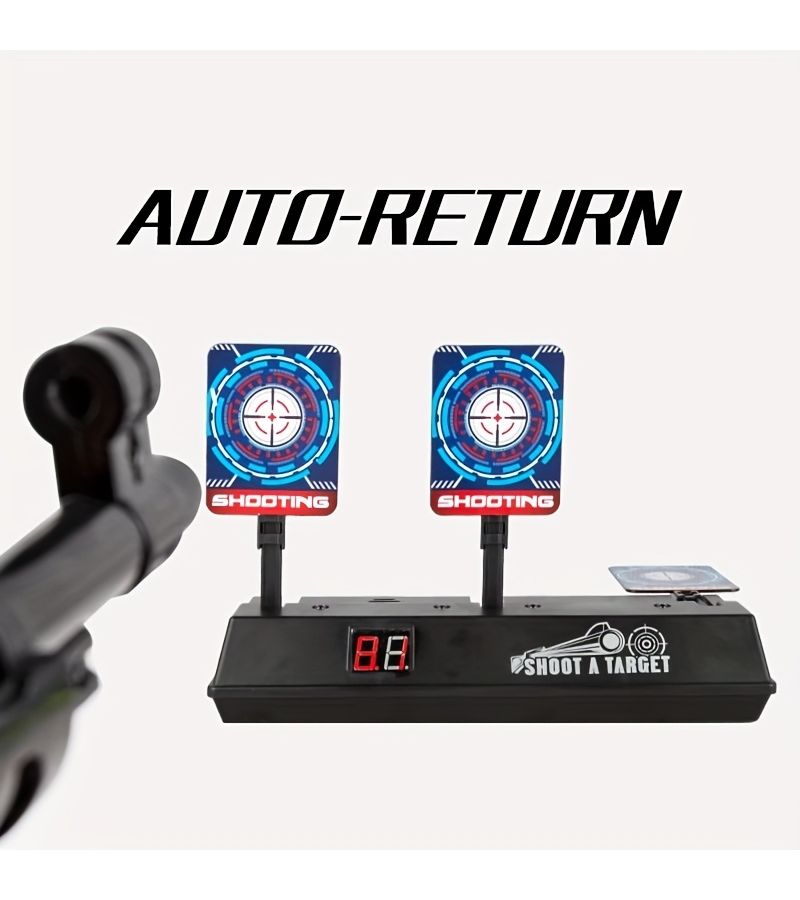 Electric Scoring Target Automatic Rebound Tactical Practice Soft Bullet Toy Gun Training Shooting Target - Image 4