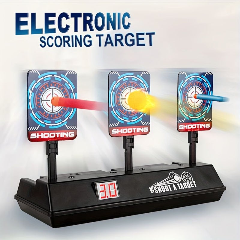 Electric Scoring Target Automatic Rebound Tactical Practice Soft Bullet Toy Gun Training Shooting Target - Image 1