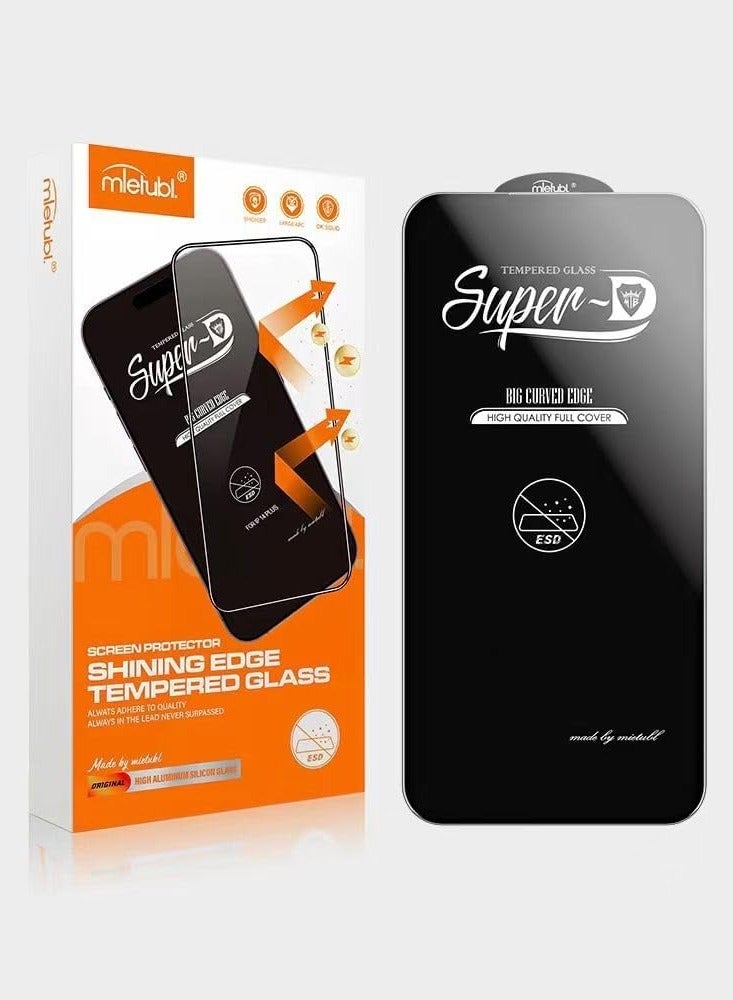 Mietubl For Xiaomi Redmi 10C Screen Protector Super-D Glass Superior protection- Black