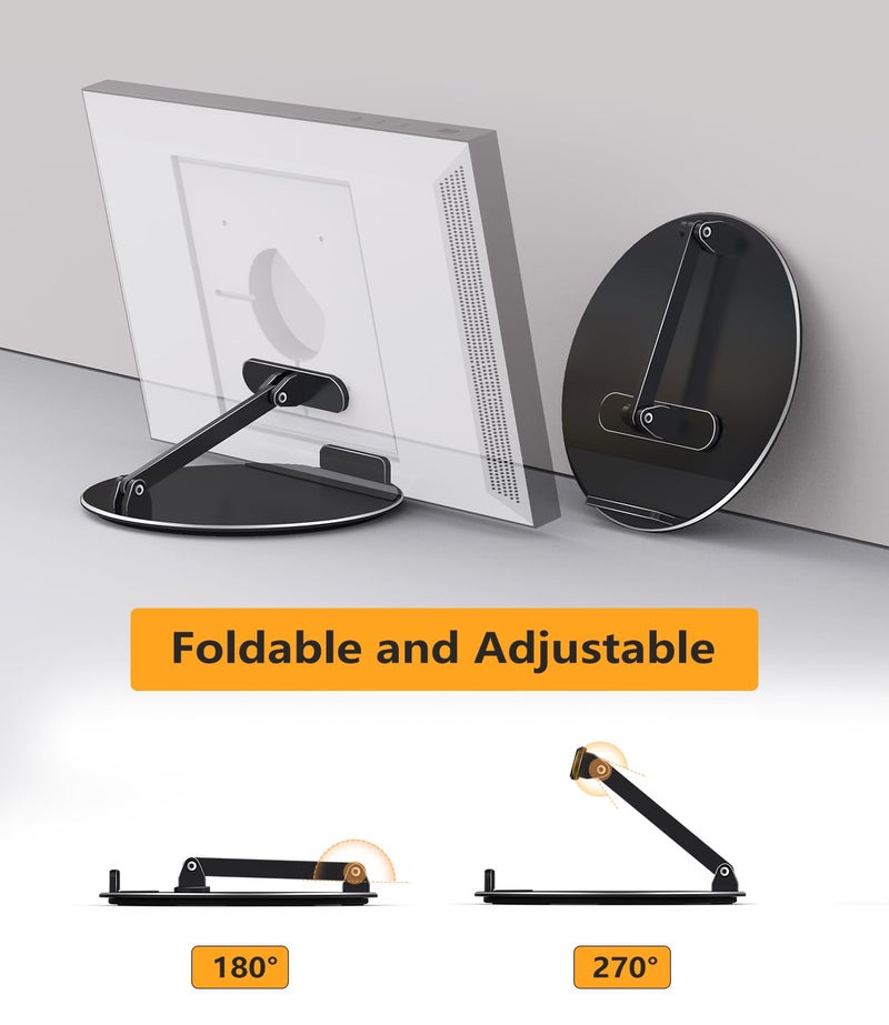 Laivli Swivel and Tilt Stand Compatible with Echo Show 15 (1st, 2nd Gen)/ 21, Supports Portrait and Landscape Orientation - Image 4