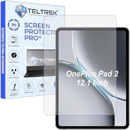 TELTREK Screenguard Compatible With OnePlus Pad 2 / OnePlus Pad2 Tab (12.1" Inch Tablet) Flexible PET Screen Guard Not a Tempered Glass Screen Protector - Image 1