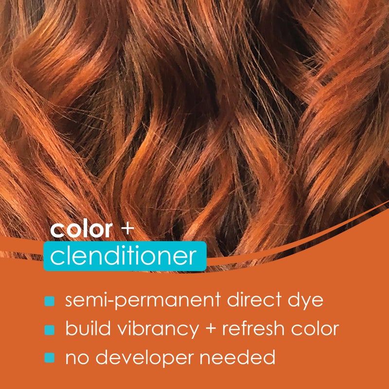 Keracolor Clenditioner COPPER Hair Dye - Semi Permanent Hair Color Depositing Conditioner, 12 Fl. Oz. - Image 2