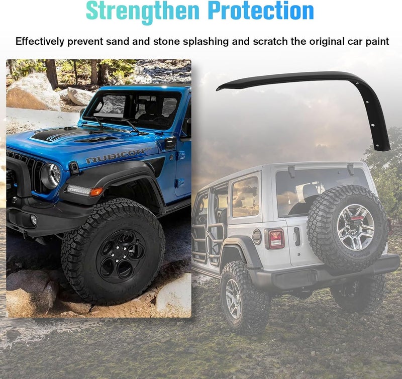 LitMiRaCle Fender Flare Delete Kit for Jeep Wrangler JL - Image 2