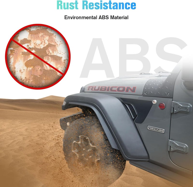 LitMiRaCle Fender Flare Delete Kit for Jeep Wrangler JL - Image 5