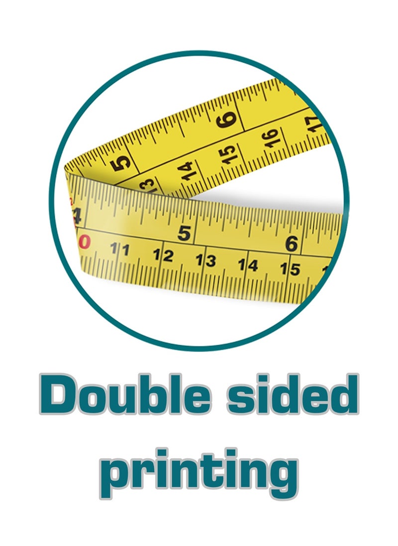 TOTAL - Steel Measuring Tape - 3m (9.8ft) Retractable Tape Measure with Easy-Read Markings, and Impact-Resistant Case - Image 1
