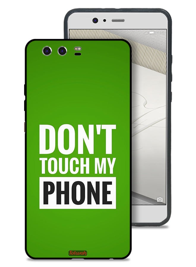 Tolwak Huawei P10 Plus Protective Case Cover Do Not Touch My Phone - Image 1