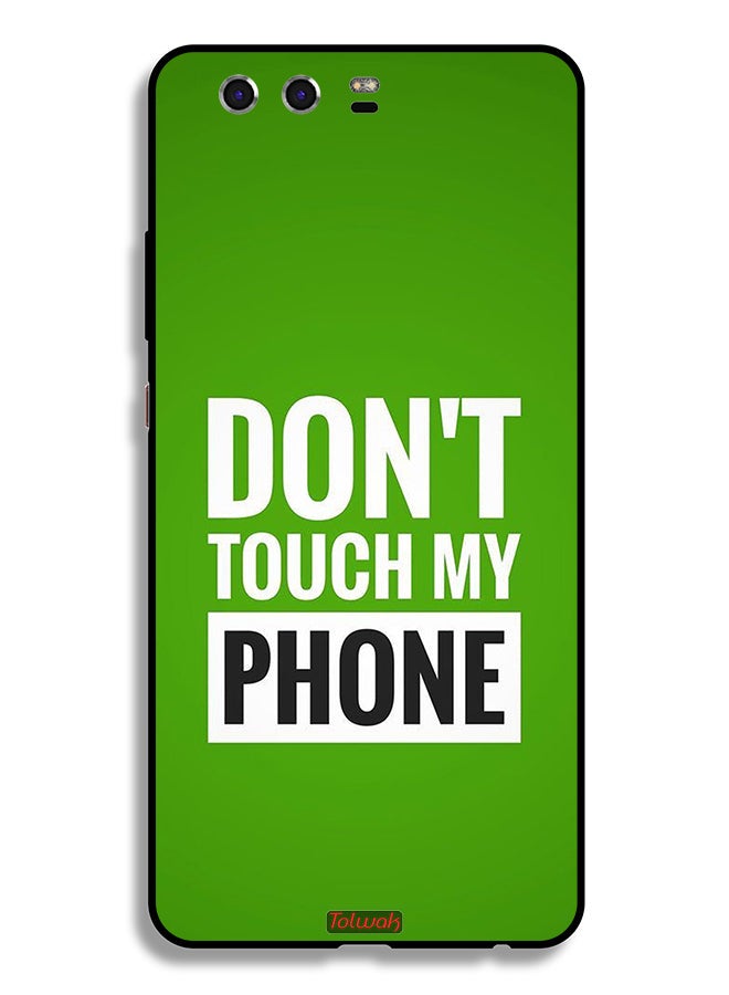 Tolwak Huawei P10 Plus Protective Case Cover Do Not Touch My Phone - Image 2
