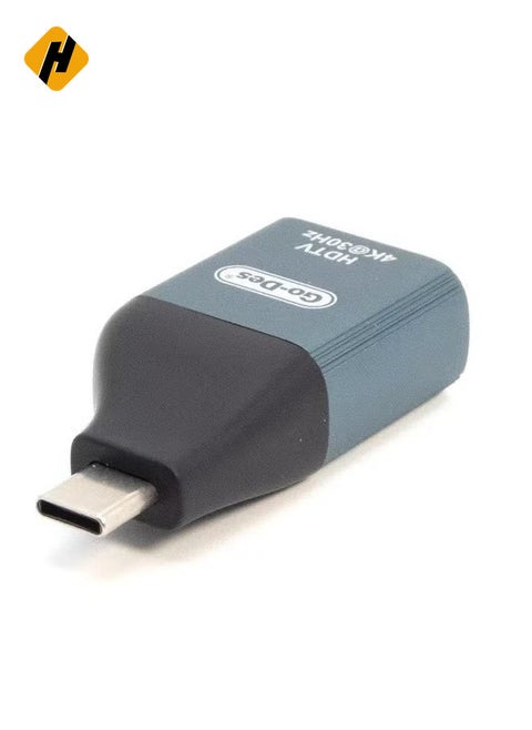 GO-DES USB-C إلى محول الفيديو HDMI HD GD-CT062