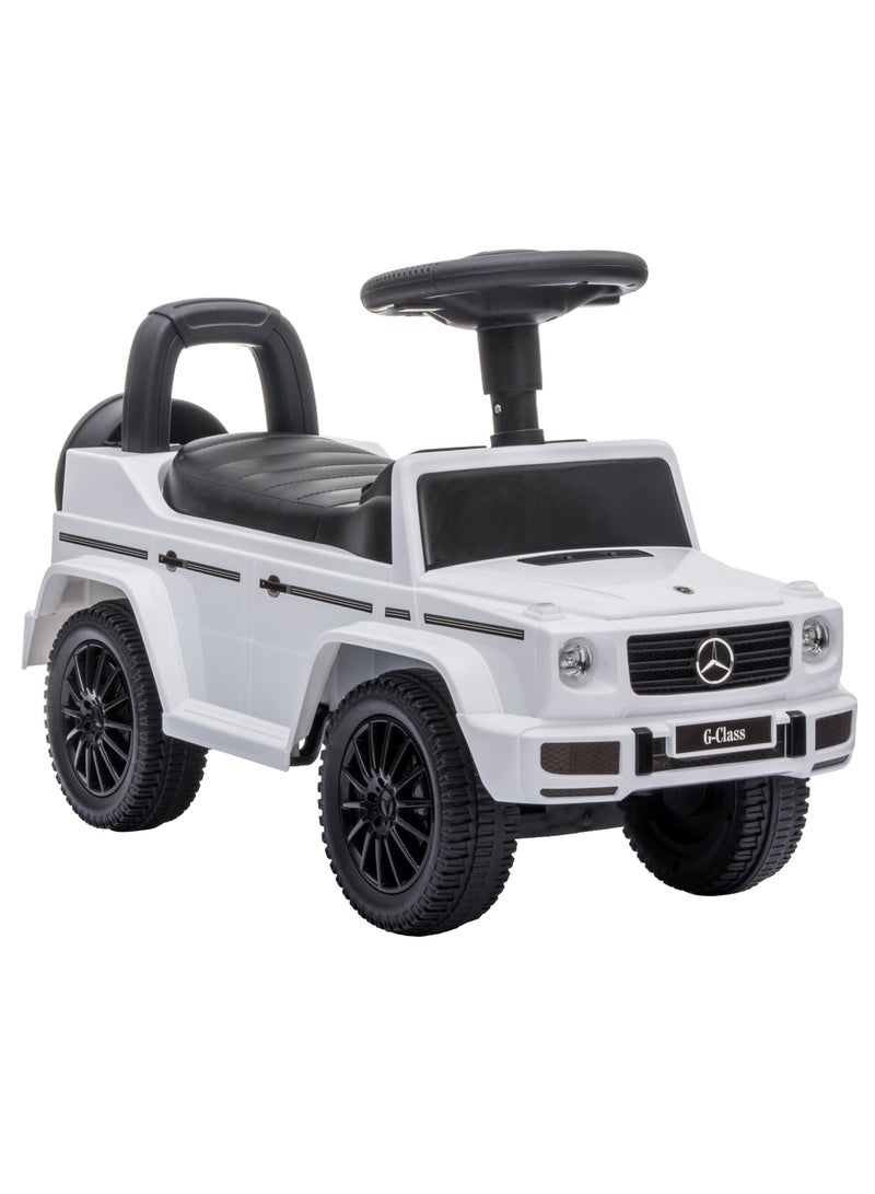 Mercedes-Benz Lovely Baby Mercedes-Benz Push Car for Kids LB 652, Non-Scuffing Tires, Musical Steering, Children Gift for Age 1-3 Years - White  - Image 2