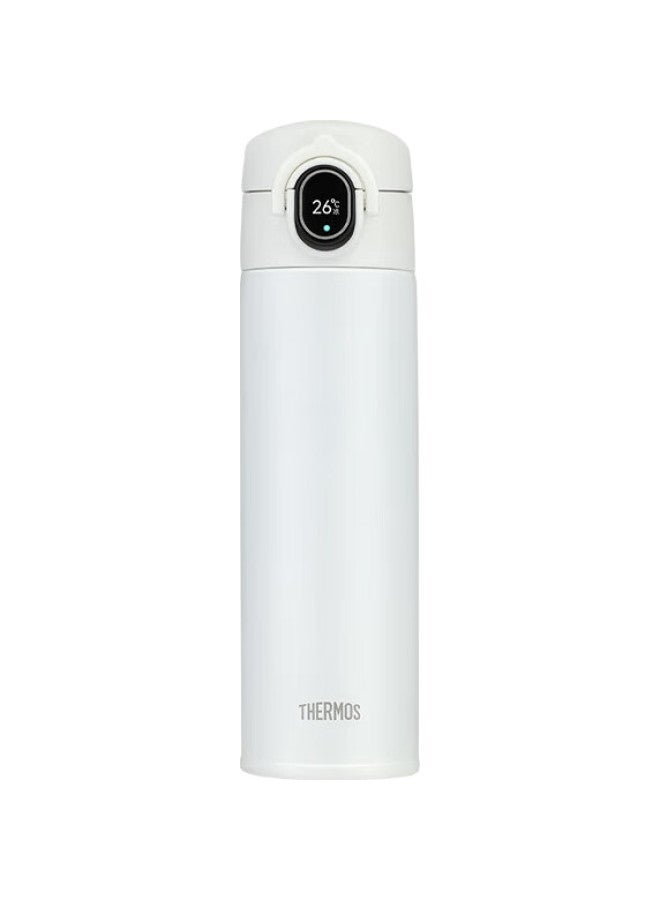 Huawei Smart Selection هواوي اختيار ذكي، ترمس، عرض درجة حرارة ذكي 470 مل زجاجة ماء معزولة للرجال والنساء، هدية عيد ميلاد، أبيض جديد - Image 3