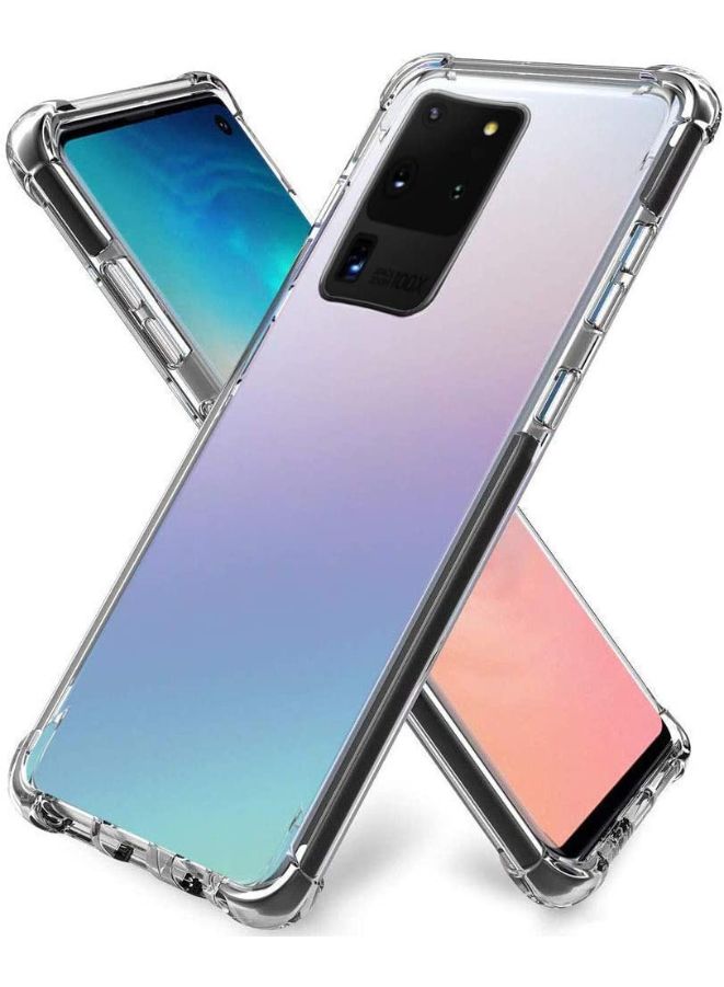 غطاء حماية شفاف من السيليكون الناعم TPU لهاتف Samsung Galaxy S20 Ultra/Ultra 5G - Image 4