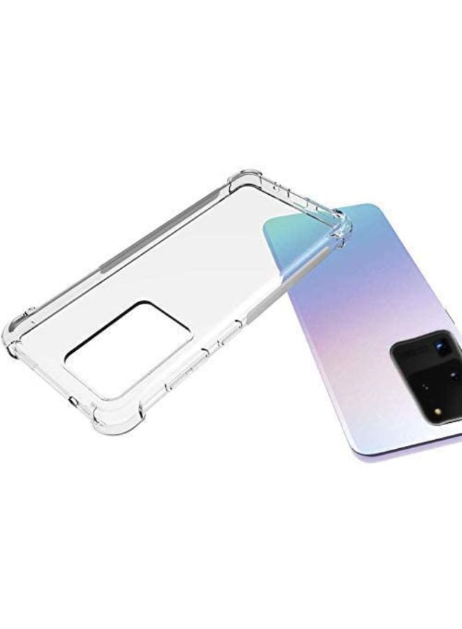 غطاء حماية شفاف من السيليكون الناعم TPU لهاتف Samsung Galaxy S20 Ultra/Ultra 5G - Image 1