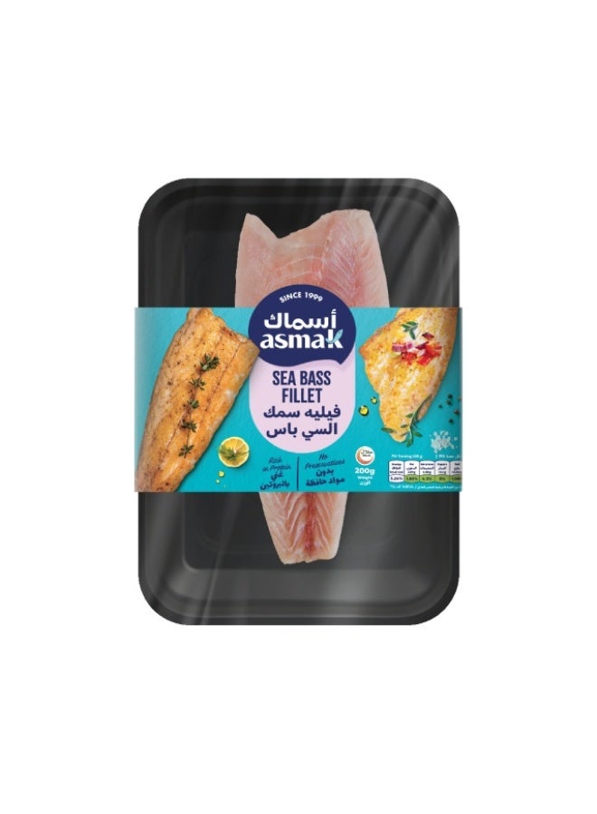 Sea Bass Fillet 200g