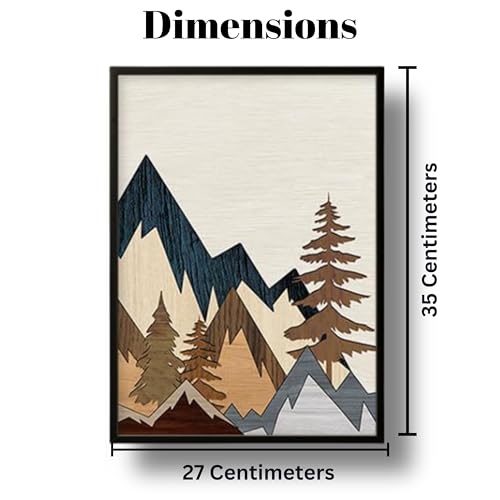 Nozvera Modern Abstract Madhubani Art Painting with Frame | UV Printed, Scratchless Sparkle Lamination | Paintings for Living Room, Home Decor, Bedroom, Office, Hall, Black Textured Frames, Set of 3 - Image 3