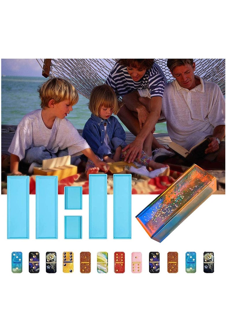 SYOSI Domino Box Silicone Mold Set for Resin Casting Storage Box Resin Mold for DIY Epoxy Crafts Making Tool Casting Silicone Mould Soft Durable Create Unique Storage Case Holder - Image 4