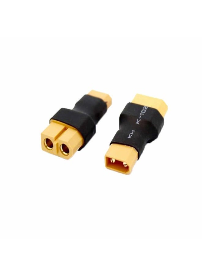 LINSYRC 2 Pairs XT30 to XT60 Plug RC Male Female Connector Adapter for RC FPV Drone Car Lipo NiMH Battery Charger ESC - Image 4