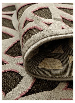 KNOT HOME Argento Dark Grey 3373F  Carpet Knot Home Designer Rug for Bedroom Living Dining Room Office Soft Non-slip Area Textile Decor  - Image 3