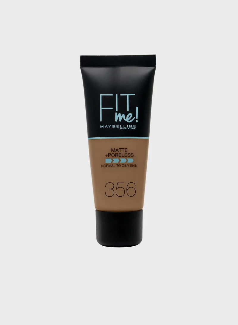 MAYBELLINE NEW YORK Fit Me Matte & Poreless Foundation -356 Warm Coconut