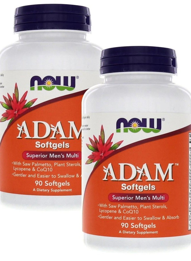 now Adamâ„¢ Men's Multiple Vitamin 90 Softgels (Pack of 2) - Image 1