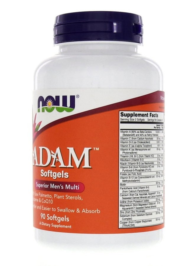 now Adamâ„¢ Men's Multiple Vitamin 90 Softgels (Pack of 2) - Image 2