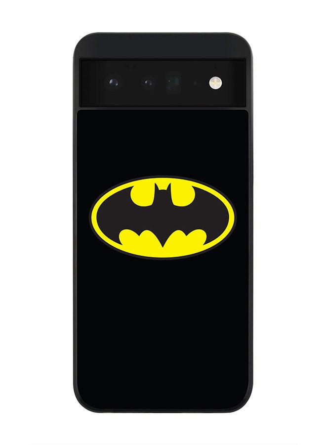 Stylizedd حافظة حواف سوداء متينة لجوجل بيكسل 6 5G - غلاف رقيق مرن من المطاط مع حواف مضادة للسقوط - الخفاش - Image 1