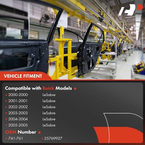 A-Premium Power Window Regulator with Motor Replacement for Buick LeSabre 2000-2005 Front Right Passenger Side - Image 3