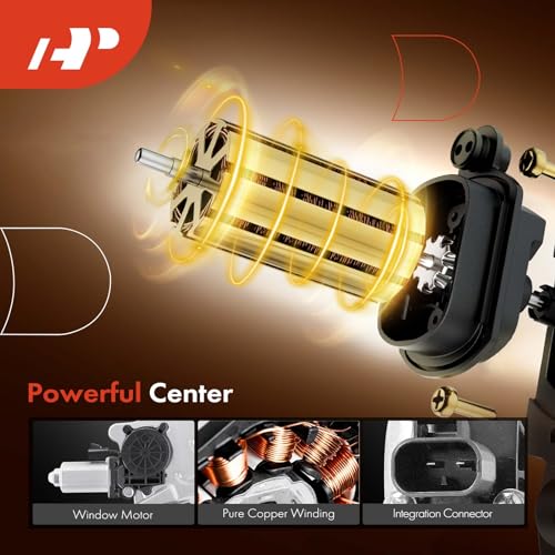 A-Premium Power Window Regulator with Motor Replacement for Buick LeSabre 2000-2005 Front Right Passenger Side - Image 4