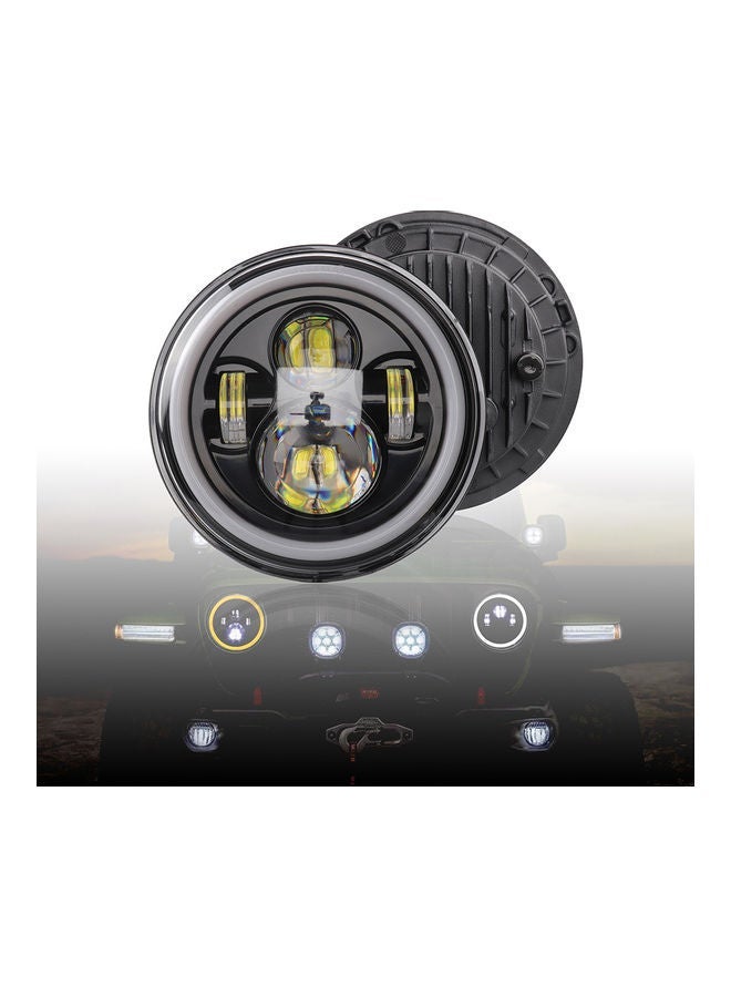 NIBEMINENT Motorcycle Car Headlight For Jeep Wrangler - Image 5
