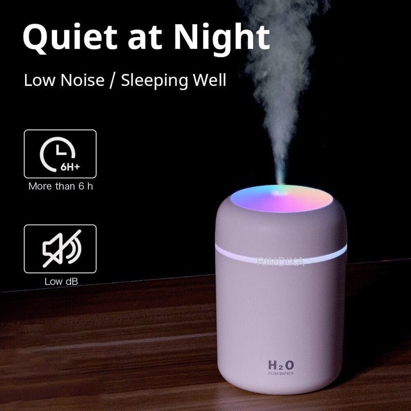 RIMDIXA Cool Mist Humidifier Aroma Diffuser Revitalize Your Space with Colorful Ambient Lighting Ideal for Home Office Car and Gift Multi Colour - Image 3