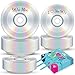 CHUNNIN 200Pcs 90s Party Plates Napkins 90s Mix CD Tableware Set for Retro 90s Theme Party Decoration Dessert Plates Forks Serve 50 Guests for I Love The 90s Back to The 1990s Birthday Favor Supplies - Image 3